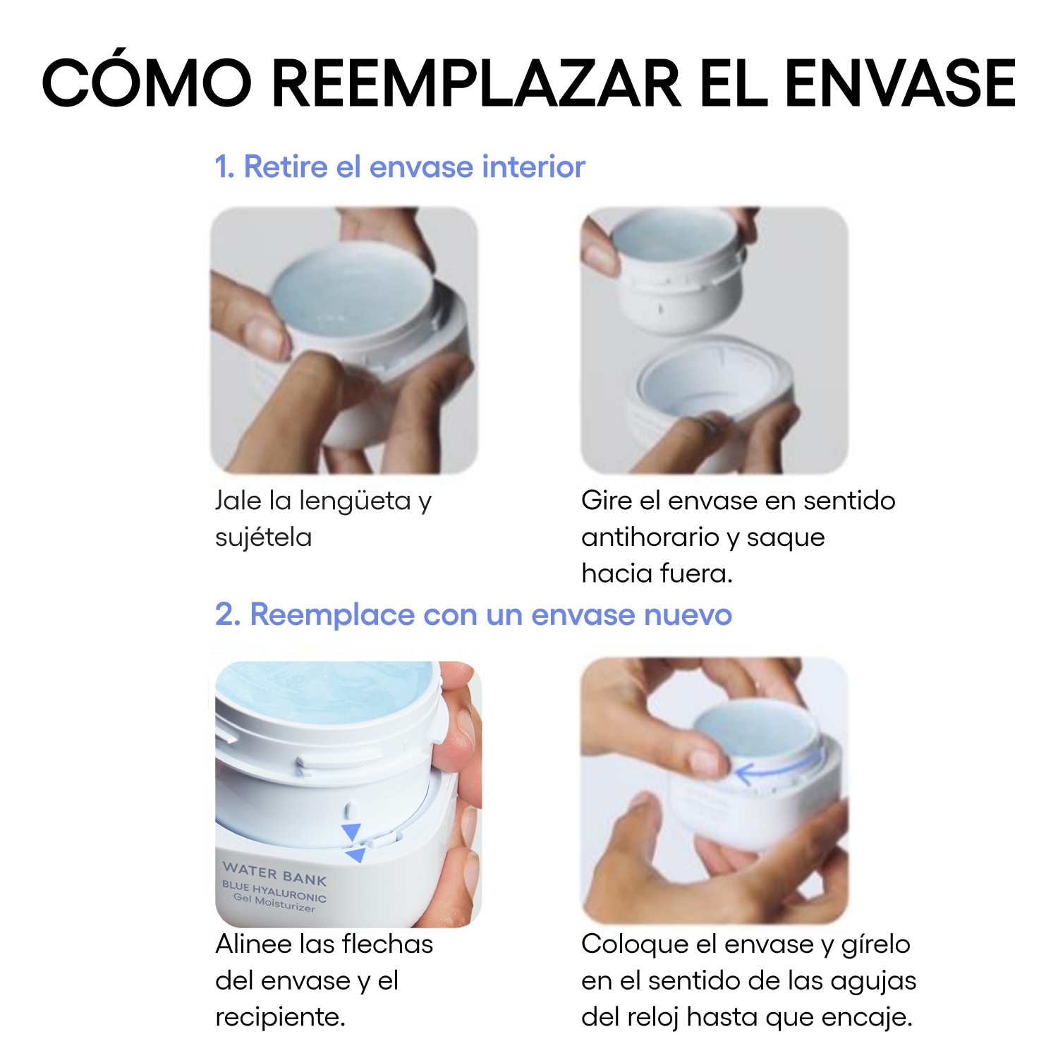 WATER BANK BLUE HYALURONIC GEL MOISTURIZER (GEL REFRESCANTE PARA EL ROSTRO)